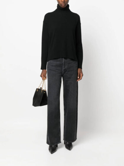 High Rise Wide Leg Jeans